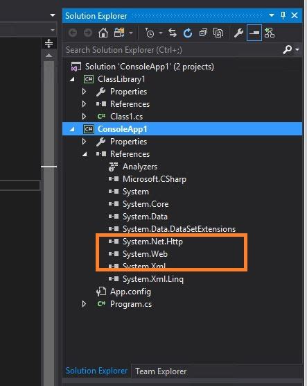 what is project reference in visual studio