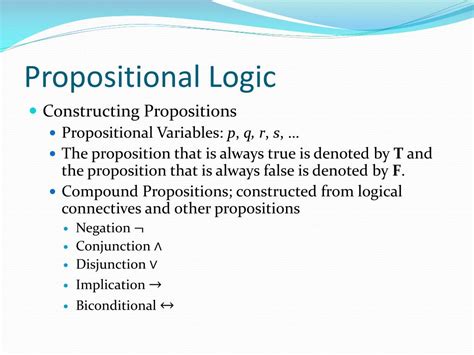 what is propositional logic in discrete mathematics