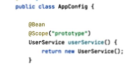 what is prototype scope in spring