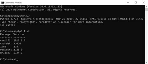 what is python command prompt