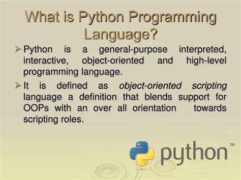what is python in programming language