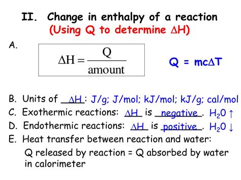 what is q in enthalpy
