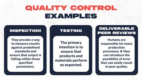 what is quality control with example
