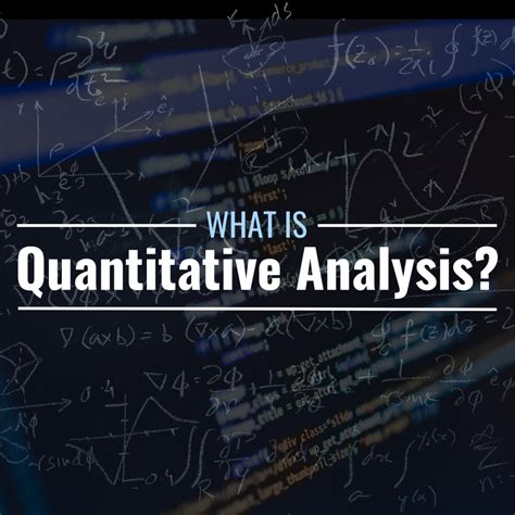 what is quant analysis