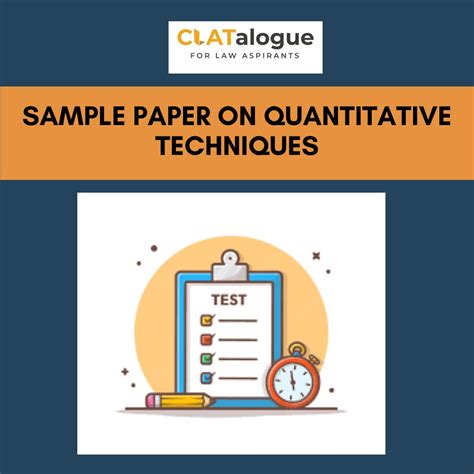 what is quantitative techniques in clat