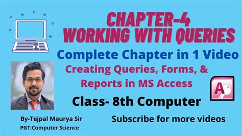 what is query in computer class 8