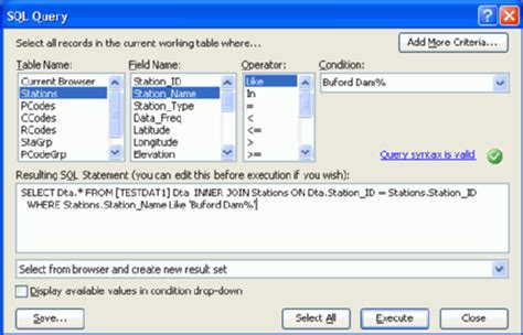 what is query syntax