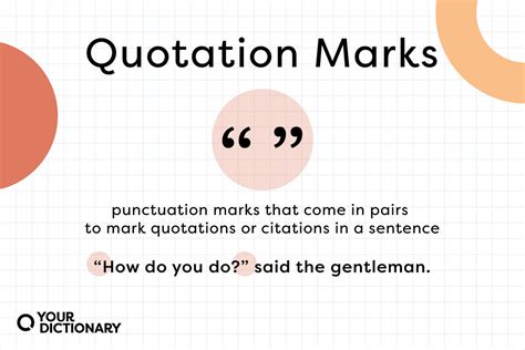 what is quotation mark and examples