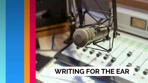 what is radio scriptwriting and broadcasting