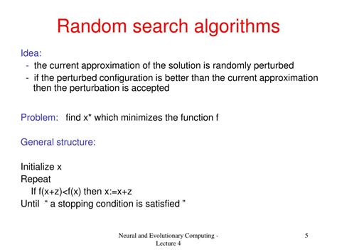 what is random search algorithm