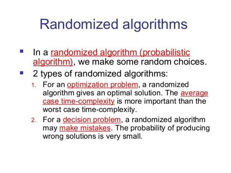 what is randomized algorithm with example