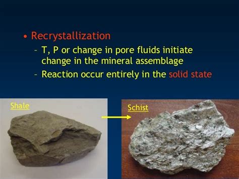 What Is Recrystallization In Rocks