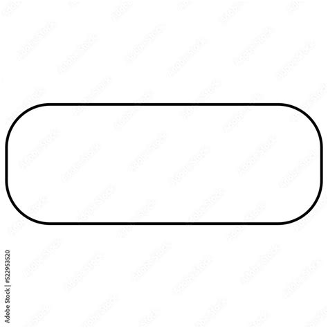 What Is Rectangle With Rounded Corners Called