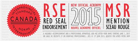 what is red seal certification in canada