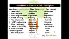 what is regular in tagalog example