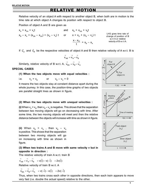 what is relative motion in physics class 12