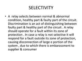 What Is Relay Discrimination And Selectivity