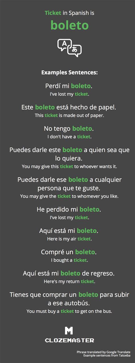 what is return ticket in spanish