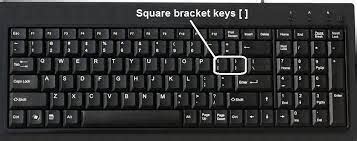 What Is Right Bracket Key
