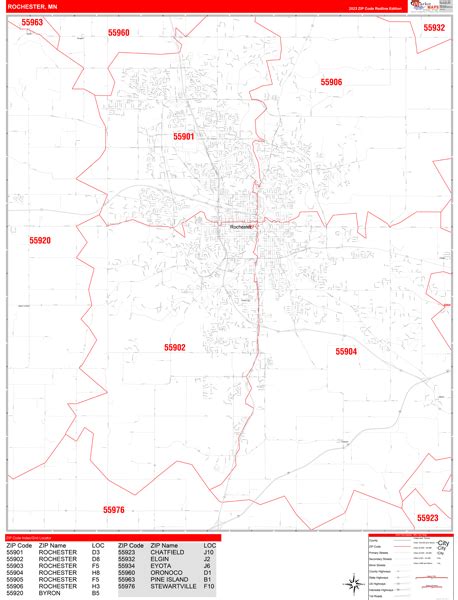 what is rochester minnesota zip code