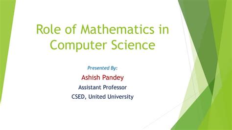 what is role of mathematics in computer science