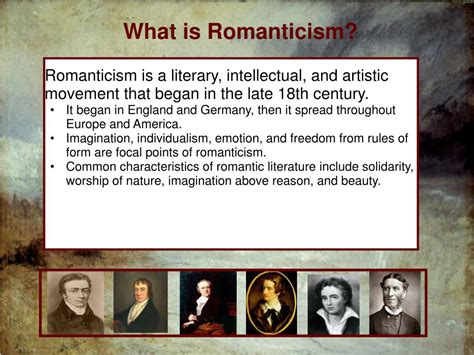 what is romanticism in literature