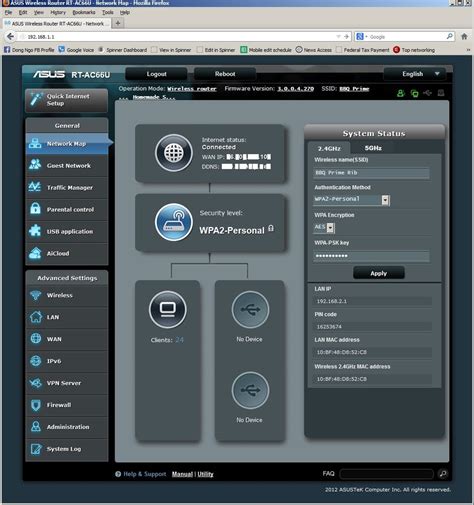 what is router web interface