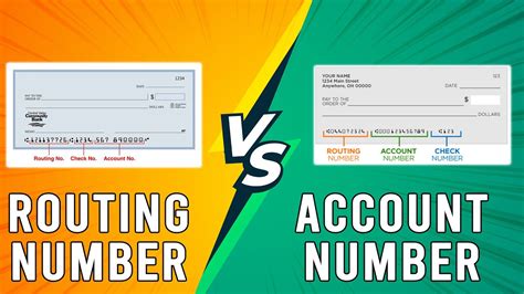 what is routing number vs account number
