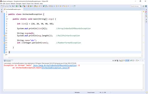 what is runtime exception in java with example