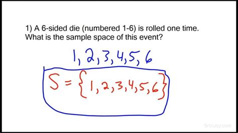 what is sample event in math