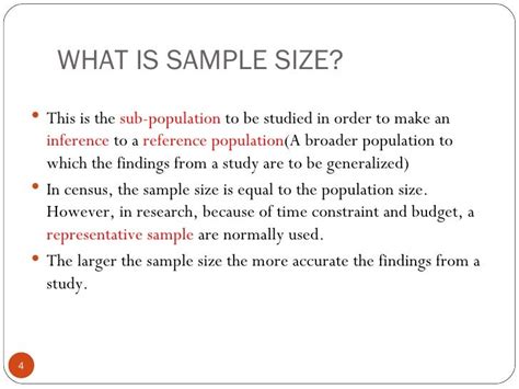 what is sample size in research study