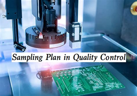 what is sampling plan in quality control