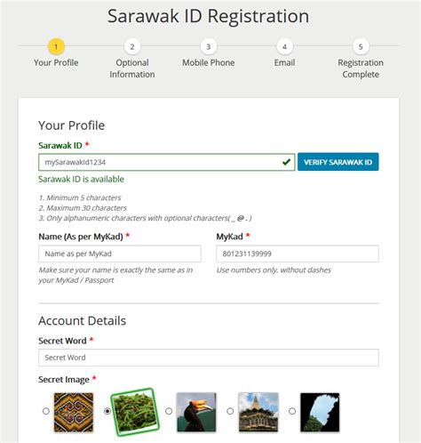 what is sarawak id