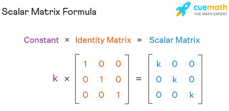 what is scalar matrix with example