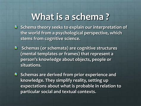 what is schema development