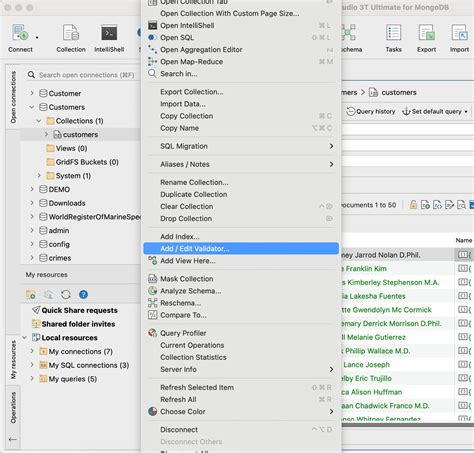 what is schema validation in mongodb