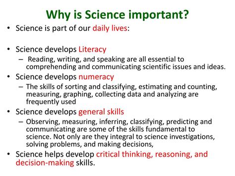 what is science and why is it important