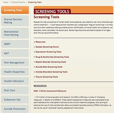what is screening tool in research