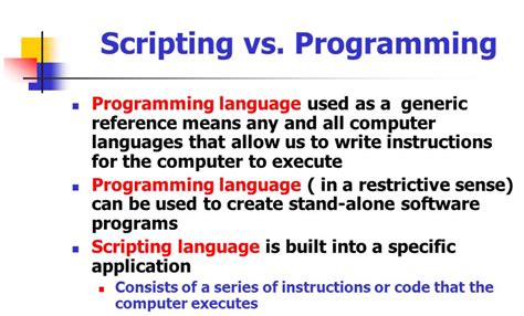 what is scripting in programming