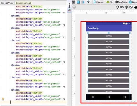 what is scrollview in android