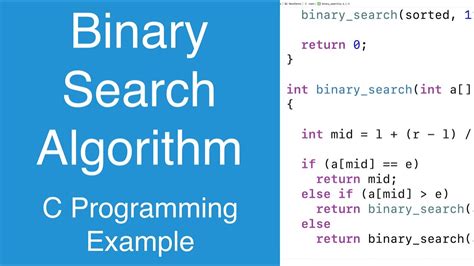 what is searching write algorithm for binary search with example