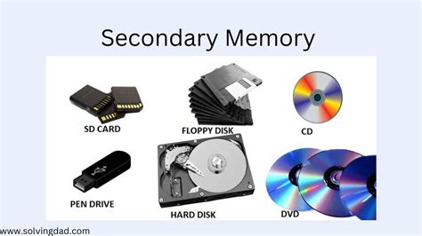 What Is Secondary Storage On A Computer