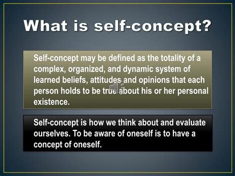 what is self concept self motivation and uniqueness