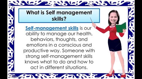 what is self-management class 9