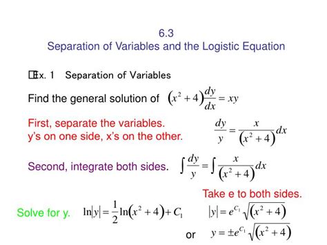 what is separation of variables