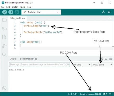what is serial begin in arduino