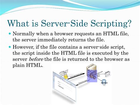what is server side scripting