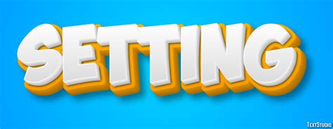 what is setting in text