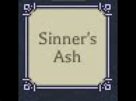what is sinners ash deepwoken