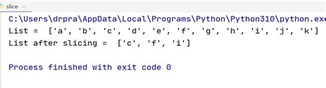 what is slicing operator in python with example